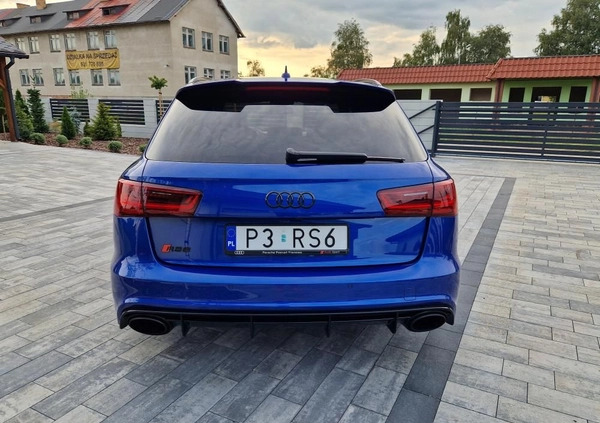 Audi RS6 cena 255000 przebieg: 153000, rok produkcji 2016 z Koło małe 121